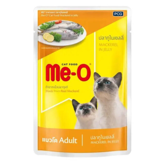 Me-O Mackerel In Jelly Adult Cat Wet Food, 80g - Image 2