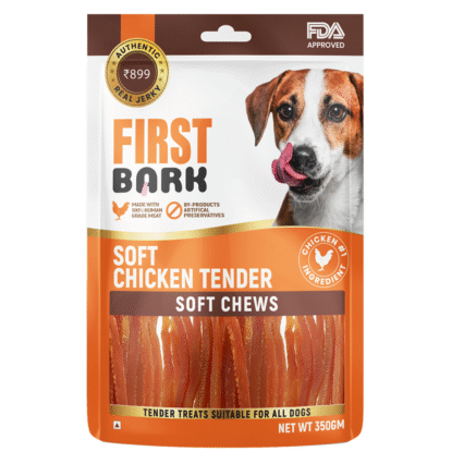 First Bark Soft Chicken Tenders Jerky Treat, 350g
