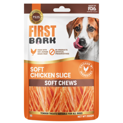 First Bark Soft Chicken Slice Jerky Treat, 200g