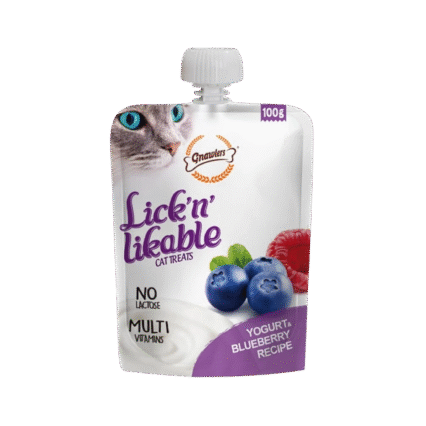 Gnawlers Lick & Likable Treats 100g - Yogurt & Blueberry Recipe