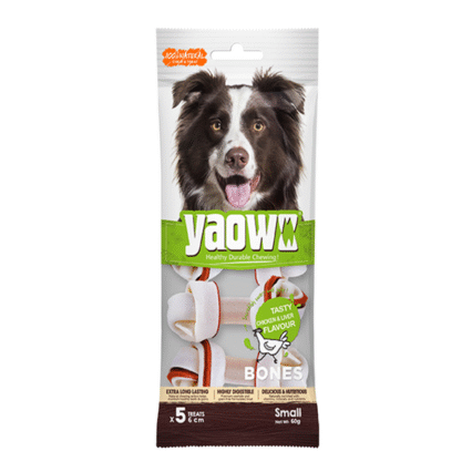 Gnawlers Yaowo Knotted 2.5" Dog Treats, 60g (Pack of 2)