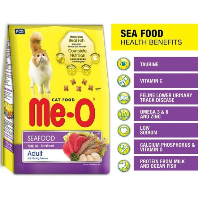 Me-O Seafood Adult Cat Dry Food - Image 2