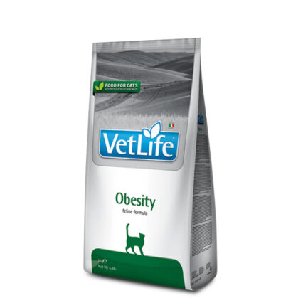 Farmina Vet Life Cat Obesity Natural Diet Dry Cat Food, 2Kg