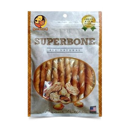 Superbone Peanut Butter Stick Dog Treats (27 IN 1)