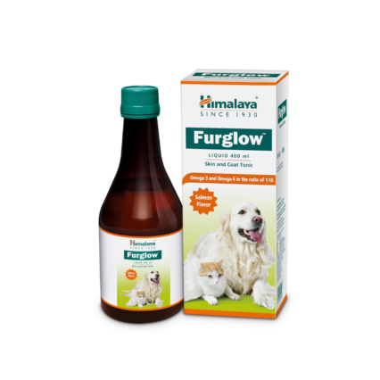 Himalaya Furglow Skin & Coat Tonic Liquid For Dogs & Cats, 400 ml