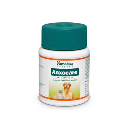 Himalaya Anxocare Vet 60 Tablets for Dogs & Cats (Pack of 2)