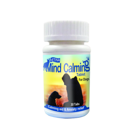 Vetina Mind Calming Tablet for Calming and Anxiety Relief Tablet for Dogs - 30 Tabs