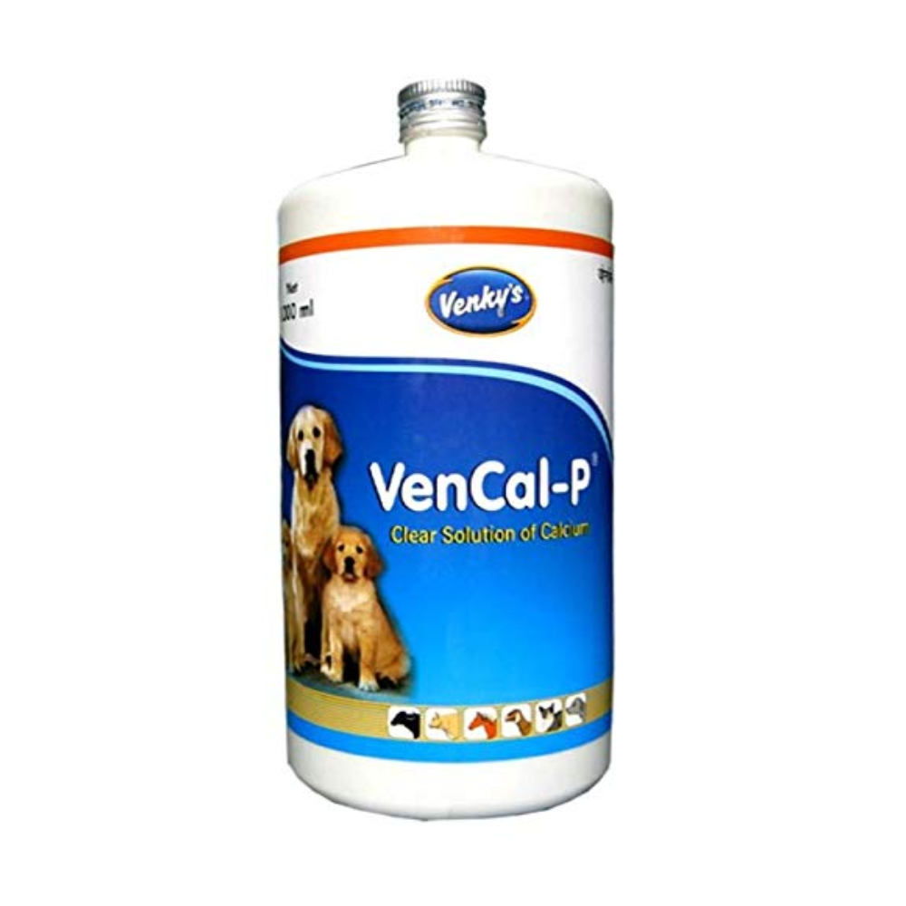 Venkys Vencal P Syrup Calcium Supplement for Dogs and Cats, 1 Ltr