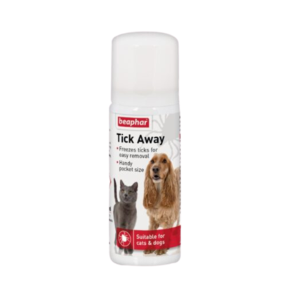 Beaphar Tick Away Spray for Dogs & Cats, 50ml