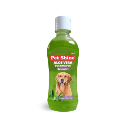 Pet Shine Aloe Vera Dog Shampoo- Reduces Hair Fall & Itching for Dogs & Cats, 200ml