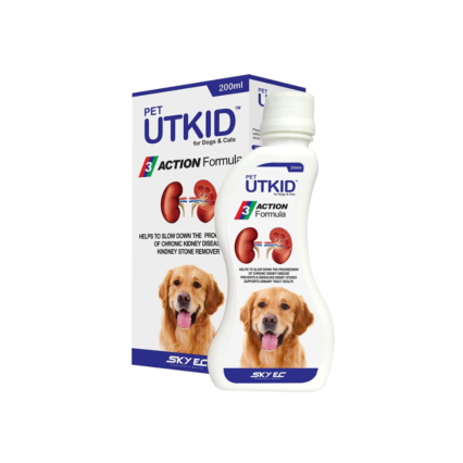 SkyEc Pet Utkid 3 Action Formula, Healthy Kidney Function for Dogs & Cats, 200 ml