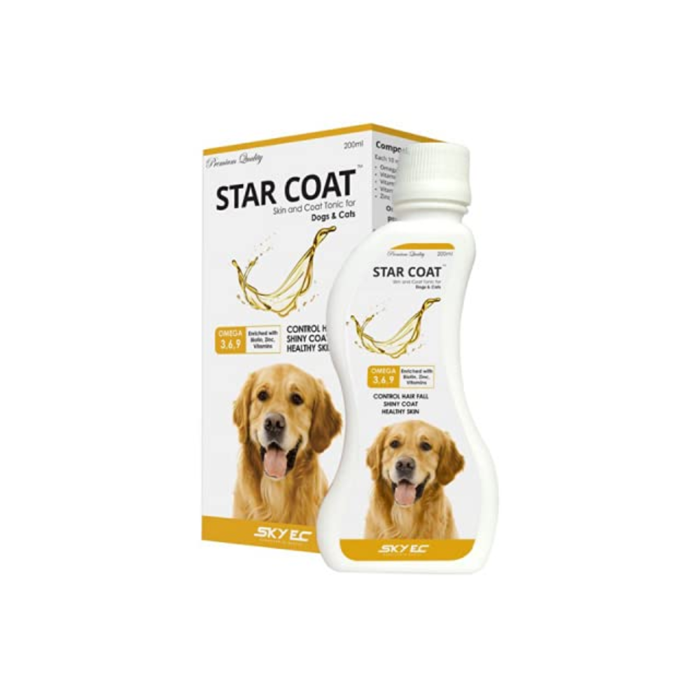 SkyEc Star Coat Skin and Coat Tonic for Dogs & Cats