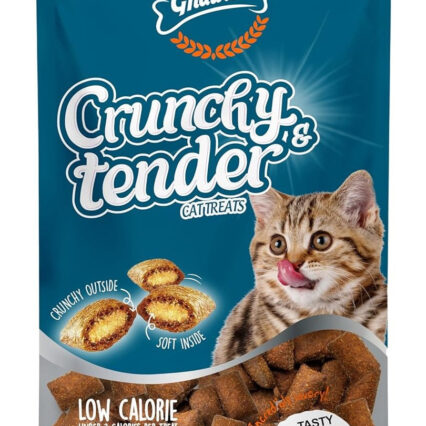 Gnawlers Crunchy & Tender Cat Treats Tuna Flavor, 65 g