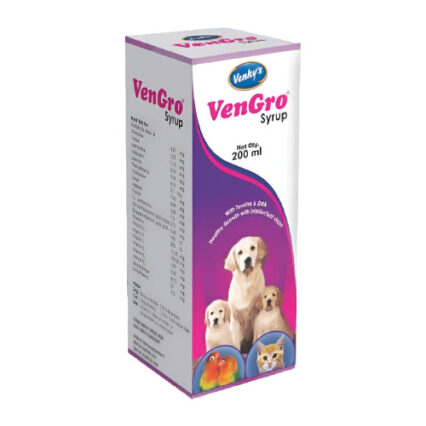 Venkys Vengro Syrup Multivitamin Supplements for Dogs and Cats, 200 ml