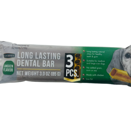 Goodies Long Lasting Dental Bar - Chicken Flavor, 85g (3Pcs) for Dogs