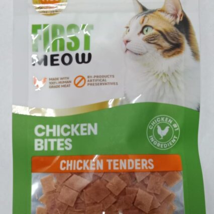 First Meow Treats For Cats Chicken Bites, 40g
