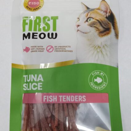 First Meow Treats For Cats Tuna Slice, 40g