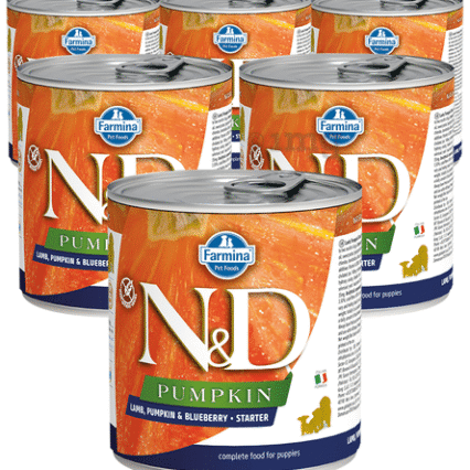 N&D Pumpkin Lamb Starter Puppy, 285g Dog Wet Food (Pack of 6)