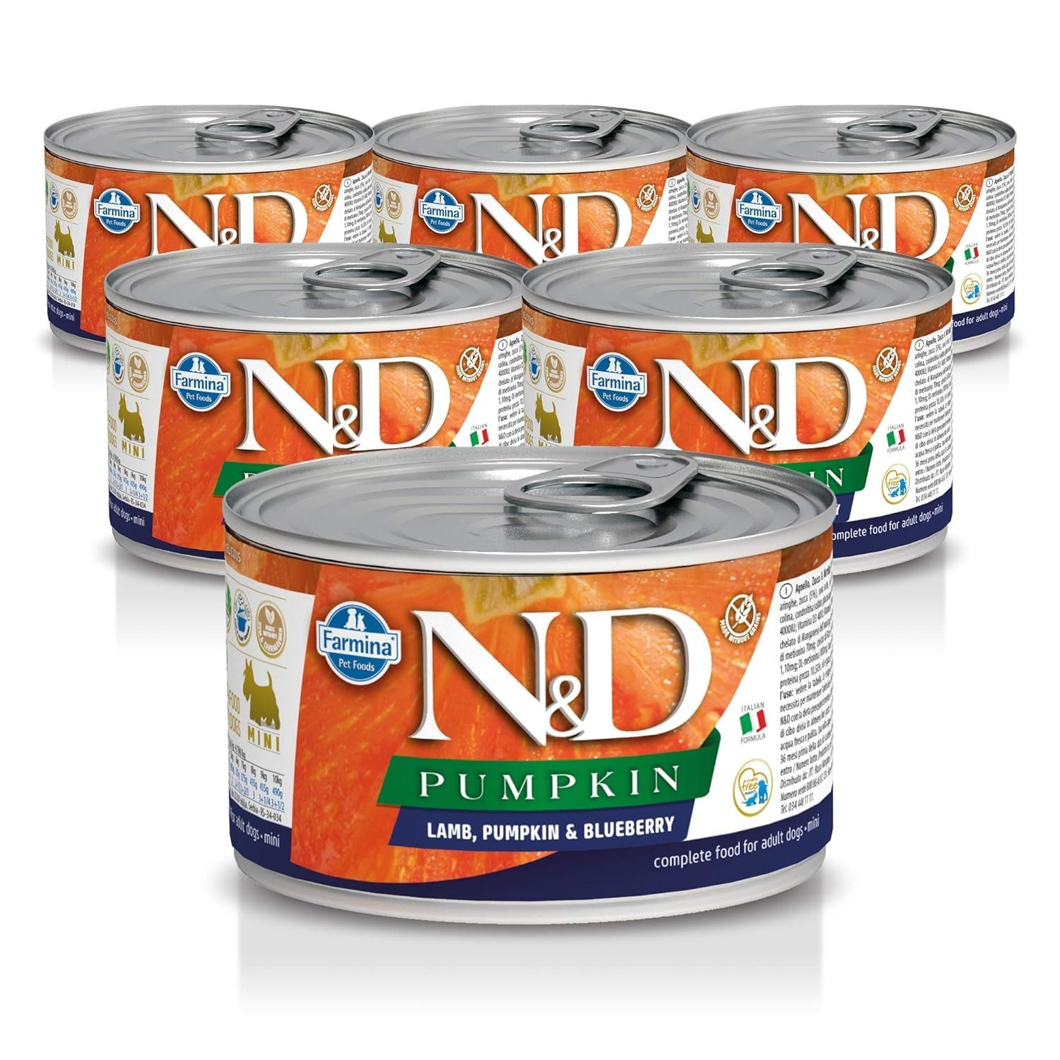 N&D Pumpkin Lamb Starter Puppy Mini, 140g Dog Wet Food (Pack of 6)