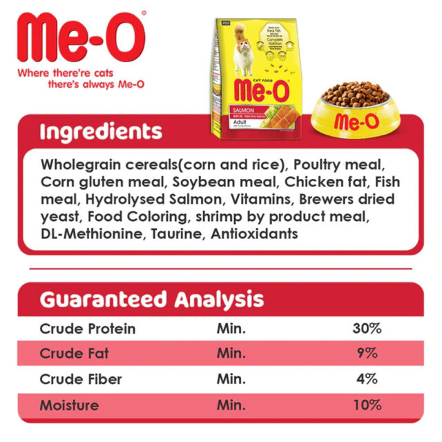 Me-O Salmon Adult Cat Dry Food - Image 4
