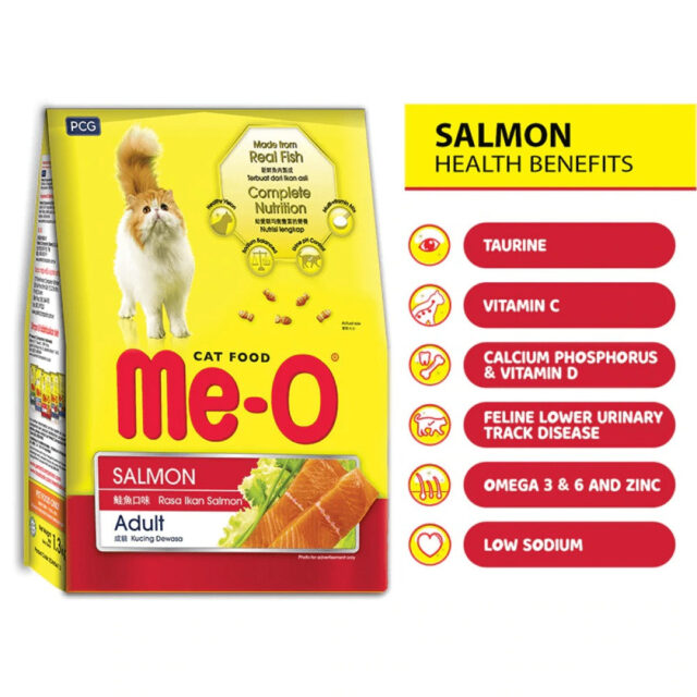 Me-O Salmon Adult Cat Dry Food - Image 2