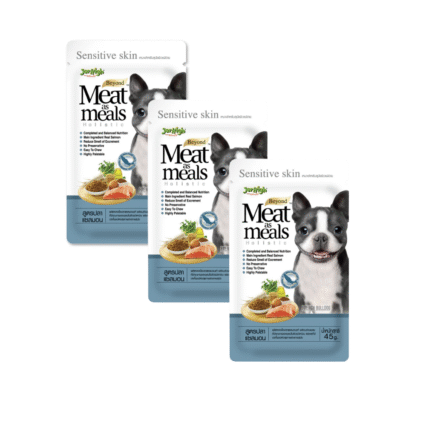 JerHigh Meat as Meal Salmon Recipe, 45g (Pack of 3)