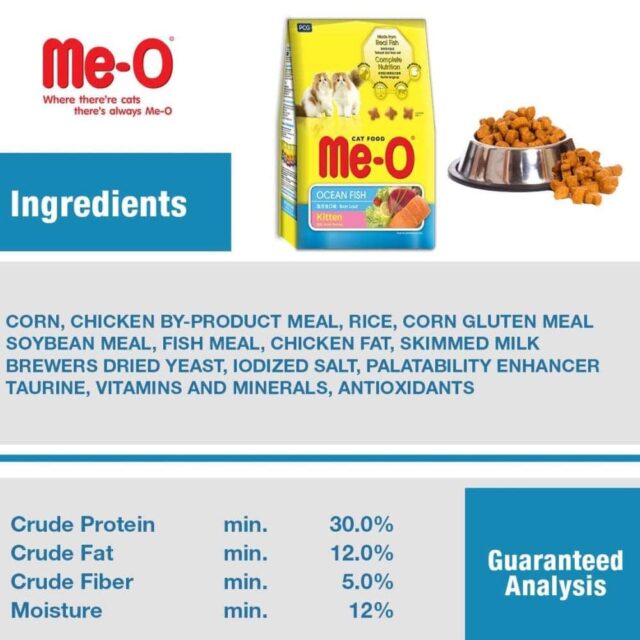 Me-O Ocean Fish Kitten Cat Dry Food - Image 3