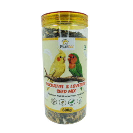 Furrfab's Cockatiel & LoveBird Seed Mix Bird Food, 600g