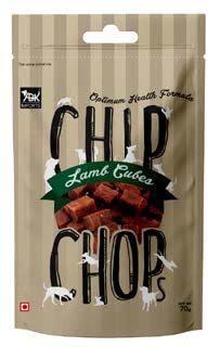 Chip Chops Lamb Cubes Dog Treats, 70g