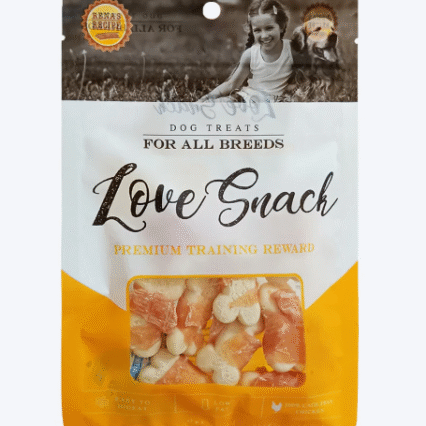 Rena Love Snack Chicken Wrap Biscuit Dog Treat, 60g