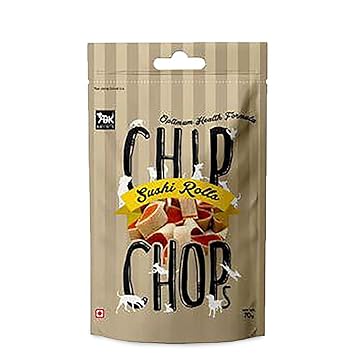 Chip Chops Sushi Rolls Dog Treats, 70g