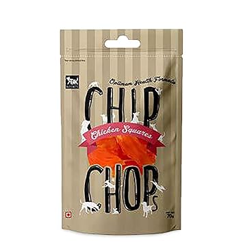 Chip Chops Dog Treats - Chicken Square, 70g