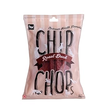 Chip Chops Roast Duck Slice Dog Treat,70g (Pack of 3)