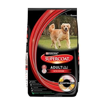 Purina Supercoat Adult All Breed Dry Dog Food with Chicken