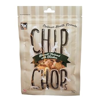 Chip Chops Dog Treat Biscuit Twined with Chicken, 70g