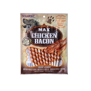 Dogaholic Chicken Bacon Stick BBQ, 10 Pcs