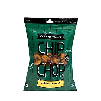 Chip Chop Chicken Donuts Dog Treat, 80g