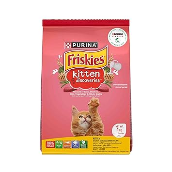 Purina Friskies Kitten Discoveries Dry Cat Food, 1Kg