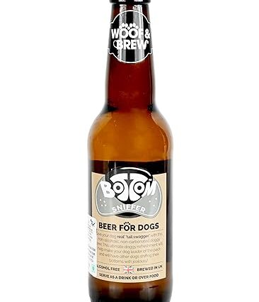 Woof & Brew Bottom Sniffer Beer for Dogs – Non-Alcoholic,300 ml