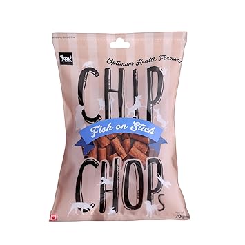 Chip Chops Fish on Stick Dog Treat, 70g (Pack of 3)