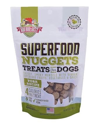 SuperFood Nuggets Treats for Dogs - Pork Recipe, 106g