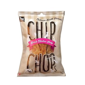 Chip Chops Sun Dried Chicken Jerky Dog Treat, 70g (Pack of 2)