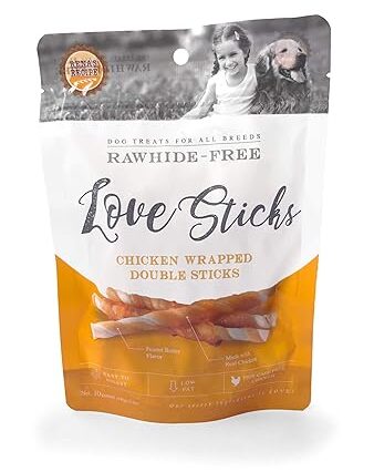 Love Chicken Wrapped Double Sticks, 146 gm, 10 Pieces