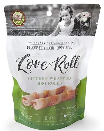 Love Chicken Wrapped Barbeque Rolls, 154 gm, 7 Pieces