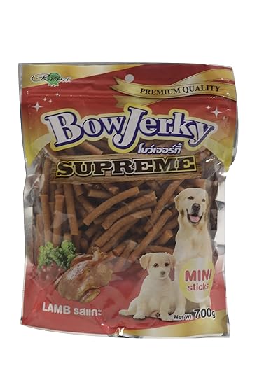 BowJerky Lamb Mini Sticks Dog Treat, 700g