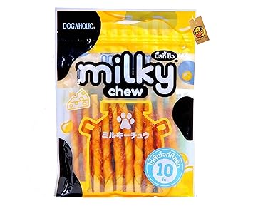 Dogaholic Milky Chews Cheese & Chicken Stick (10 Pieces)