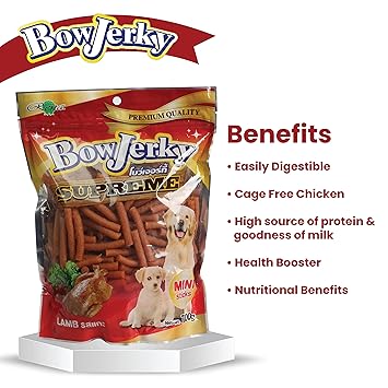 BowJerky Lamb Mini Sticks Dog Treat, 700g - Image 5