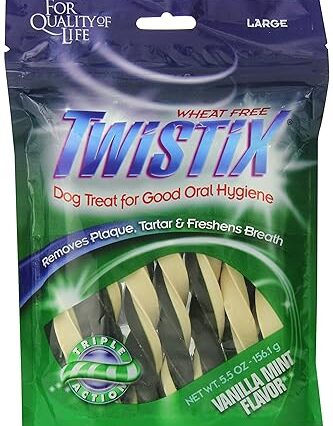NPIC Twistix Vanilla Mint Flavour Dog Treat, 156g