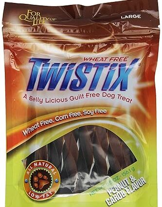 NPIC Twistix Peanut & Carob Dog Treats, 156g