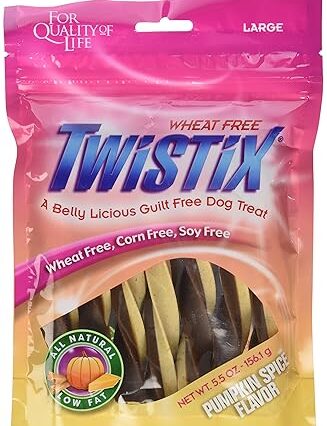 NPIC Twistix Pumpkin Spice Flavour Dog Treat, 156g